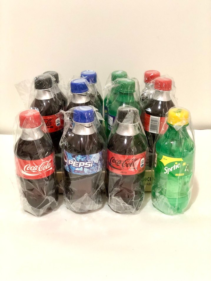 Renkli İçecek Şişeleri Pepsi Cola Çakmak - Görsel 2