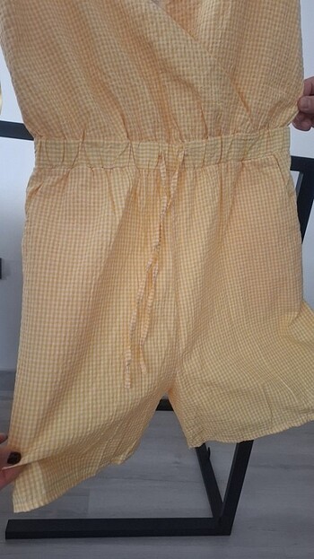 Kadın askılı tulum - Görsel 3