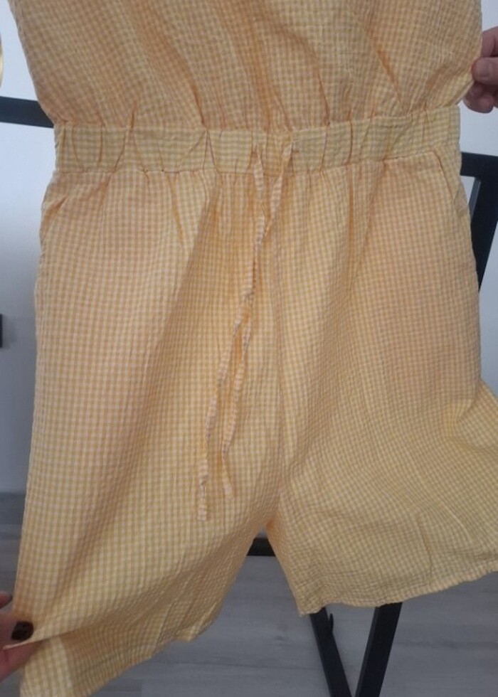 Kadın askılı tulum - Görsel 3