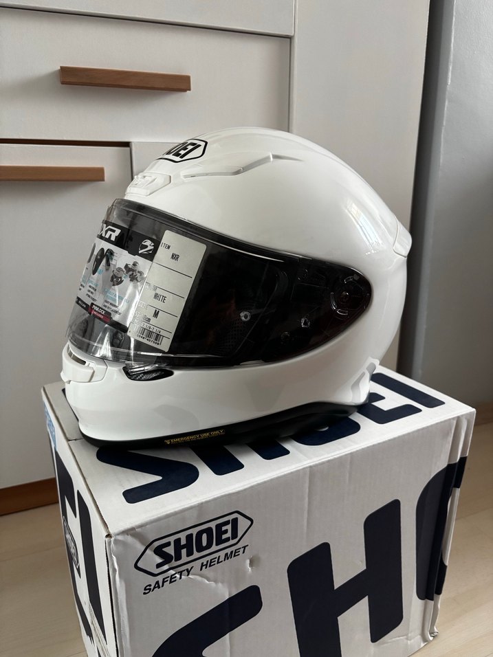 Shoei nxr beyaz m beden - Görsel 2