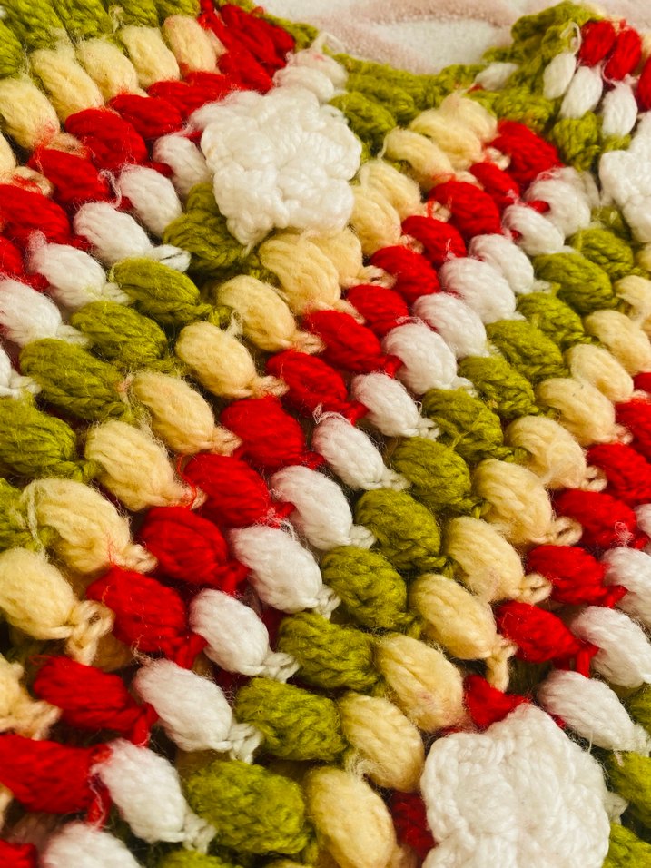 Renkli Bohem Kız Çocuk Örgü Panço - Görsel 3