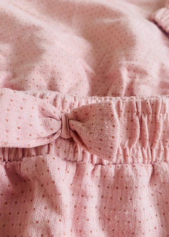 Kız Çocuk Pembe Kapüşonlu Eşofman Takımı - Görsel 4