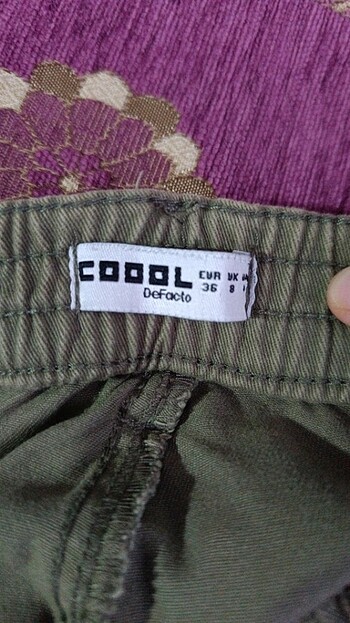Defacto Coool kargo jogger gabardin pantolon