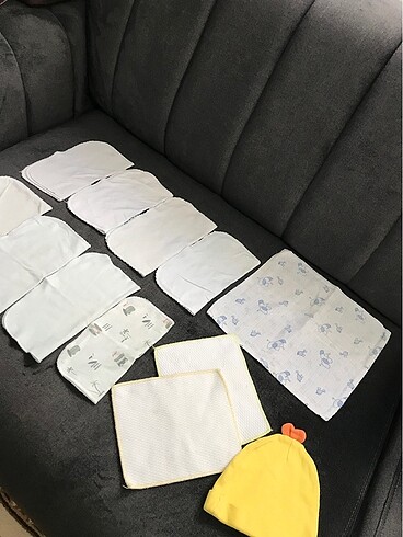 11 Adet Mendil & Şapka - Görsel 3