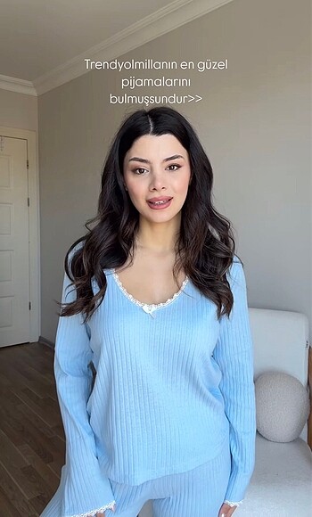 Bebe Mavisi Pijama Takımı