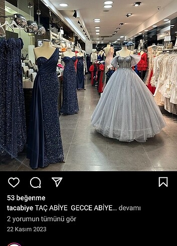 Nişan elbisesi