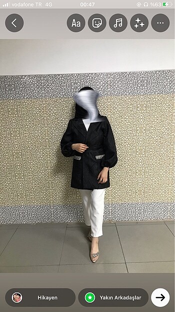 Diğer Jakarlı taşlı ceket