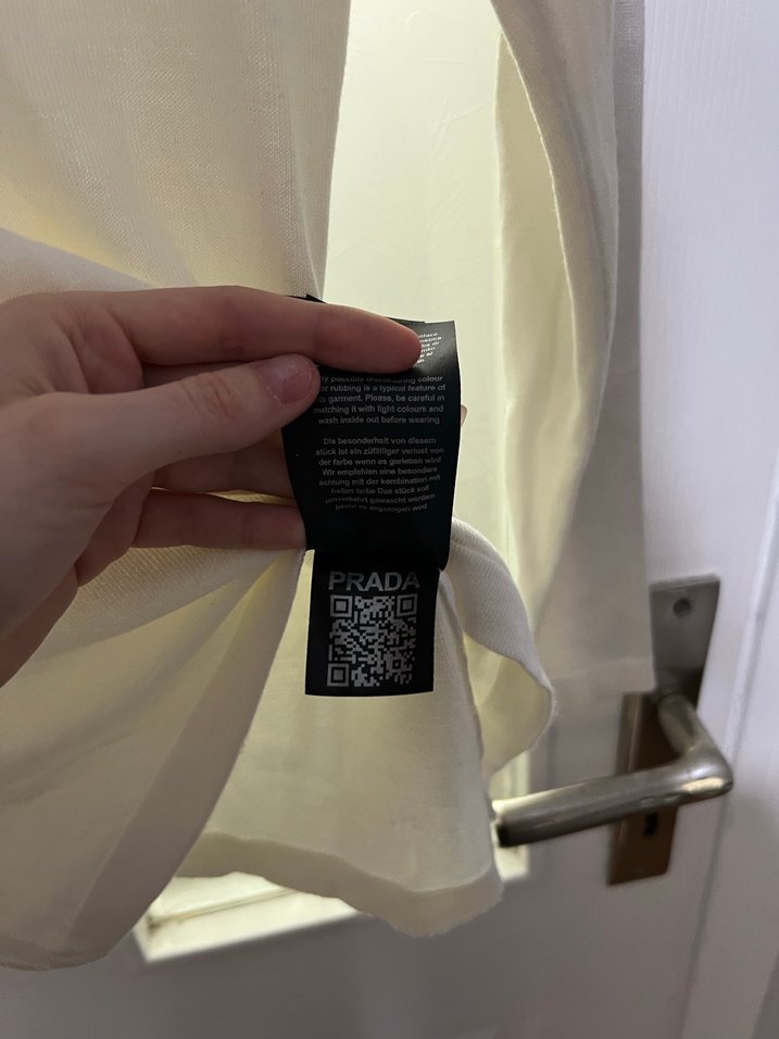 Prada Beyaz Uzun Kollu kazak - Görsel 5