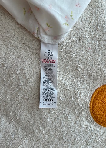 m Beden beyaz Renk ASOS orijinal crop