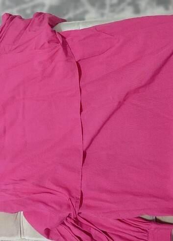 Pembe gömlekli tunik