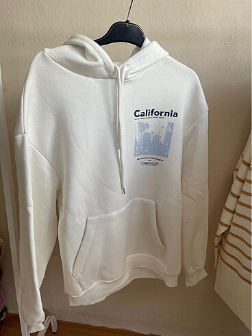 Baskılı Kapüşonlu Sweat