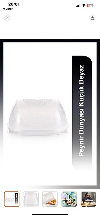 Tupperware Tupperware Peynir Kabı