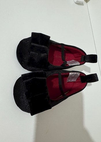 LC Waikiki Kız Çocuk Siyah Balerin Ayakkabı Velcro