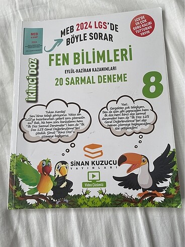  Beden SİNAN KUZUCU YAYINLARI FEN 8.SINIF 2.FOTOĞRAFTAKİ YERE KADAR ÇÖZ
