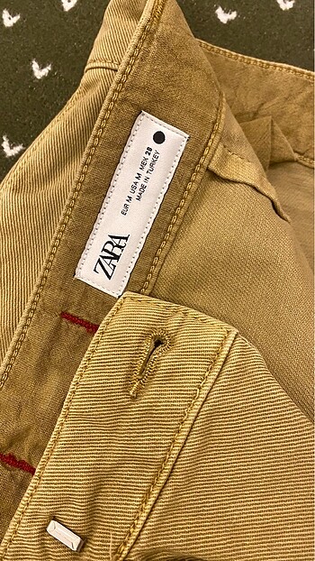 m Beden camel Renk ZARA PANTOLON