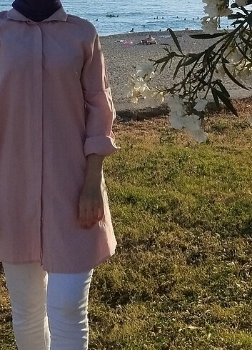 Diğer Tunik gömlek pudra rengi