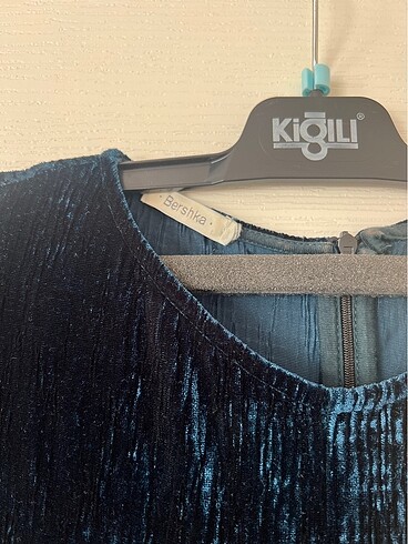 Bershka Yeşil kadifemsi tulum
