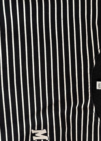 Mavi Çizgili Kadın Sweatshirt