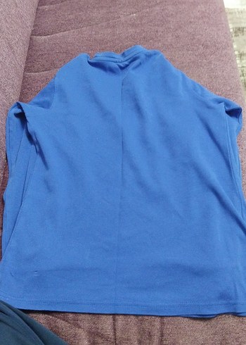 Renkli Baskılı Mavi Erkek Sweatshirt - Görsel 2