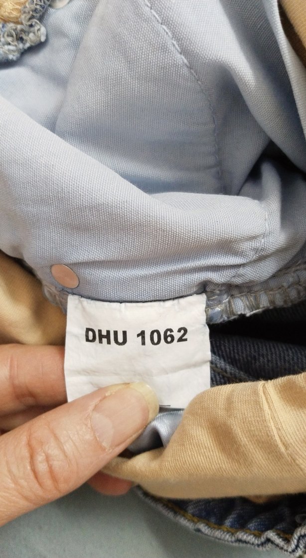 Kadın Mavi Bol Kesim hamile   Denim Pantolon - Görsel 5