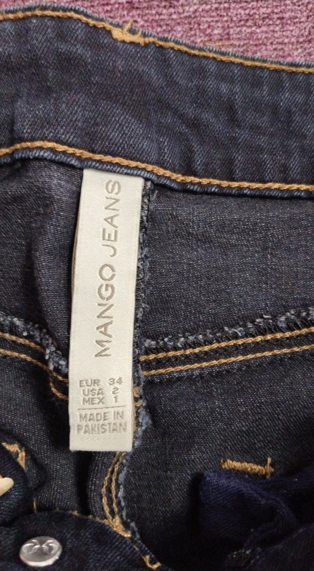 Gri Kadın Midi Boy Kot Pantolon - Görsel 4