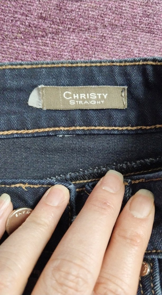 Gri Kadın Midi Boy Kot Pantolon - Görsel 5