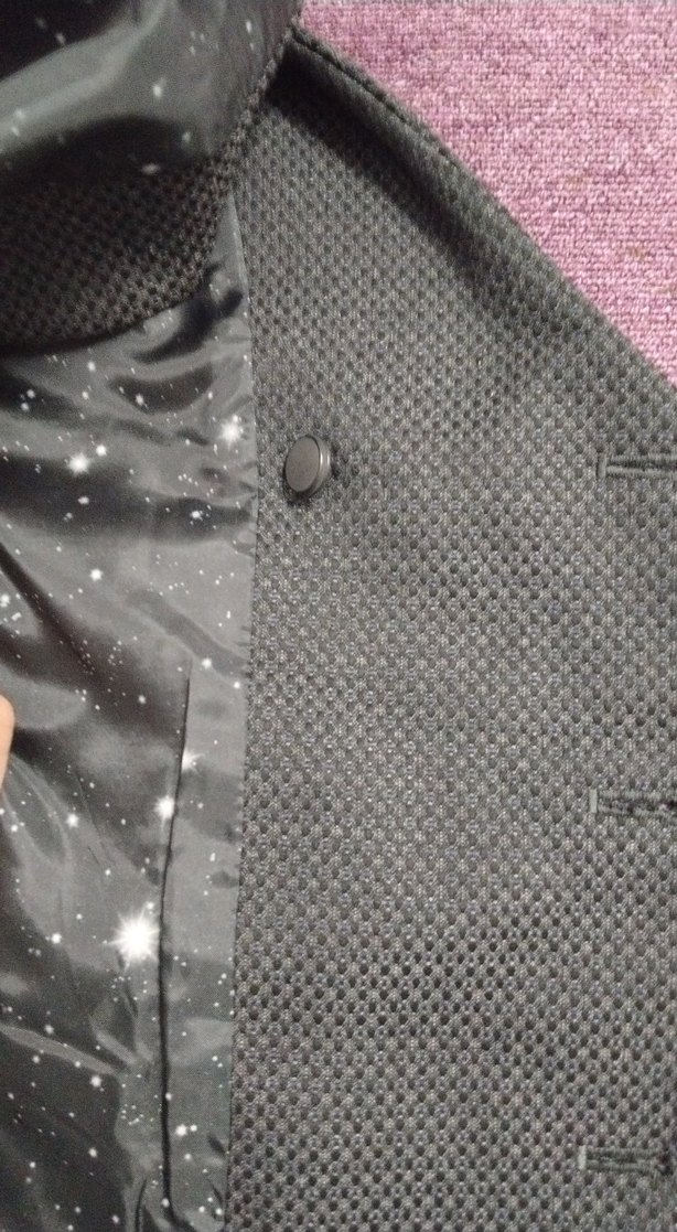 Düğmeli Gri Erkek Yelek - Görsel 4