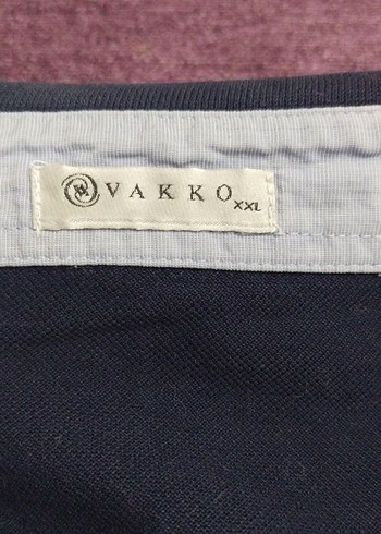 Erkek Lacivert Çizgili Polo Tişört - Görsel 3