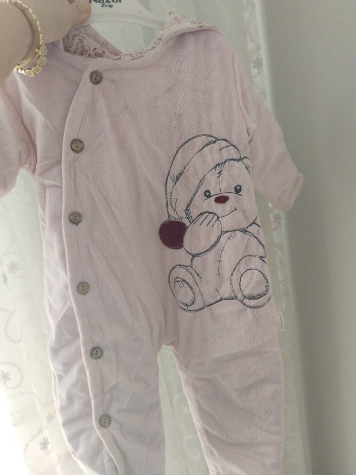 Düğmeli  Bebek Tulumu - Görsel 2