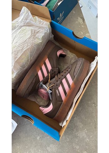 Samba gum platform brown pink