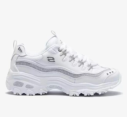 Skechers D?lites White Silver