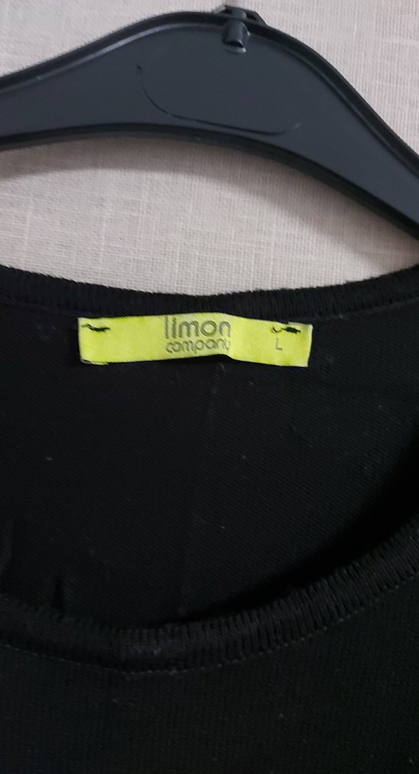 Siyah Beyaz Çizgili Uzun Triko Elbise - Görsel 3