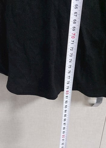 Siyah Uzun Kollu Mini Elbise - Görsel 6