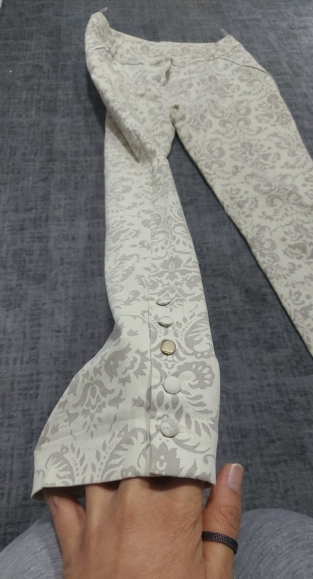 Kadın desenli pantalon - Görsel 4