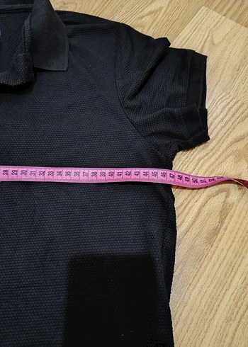 Erkek Siyah Düğmeli Polo Tişört - Görsel 3