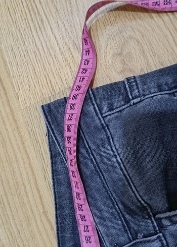 Gri Normal Kesim Kadın Kot Pantolon - Görsel 2