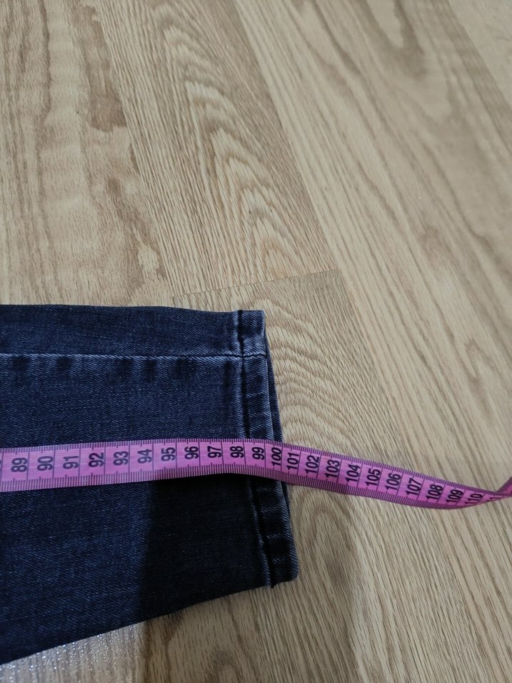 Gri Normal Kesim Kadın Kot Pantolon - Görsel 3