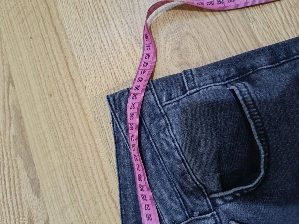 Gri Normal Kesim Kadın Kot Pantolon - Görsel 2