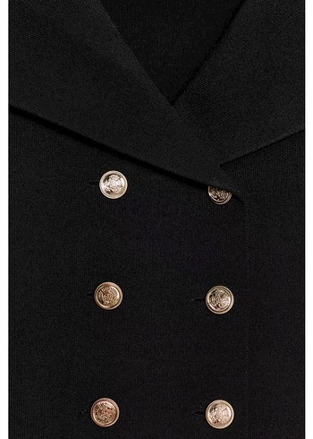 Zara örme kruvaze blazer ceket düğmeli - Görsel 4