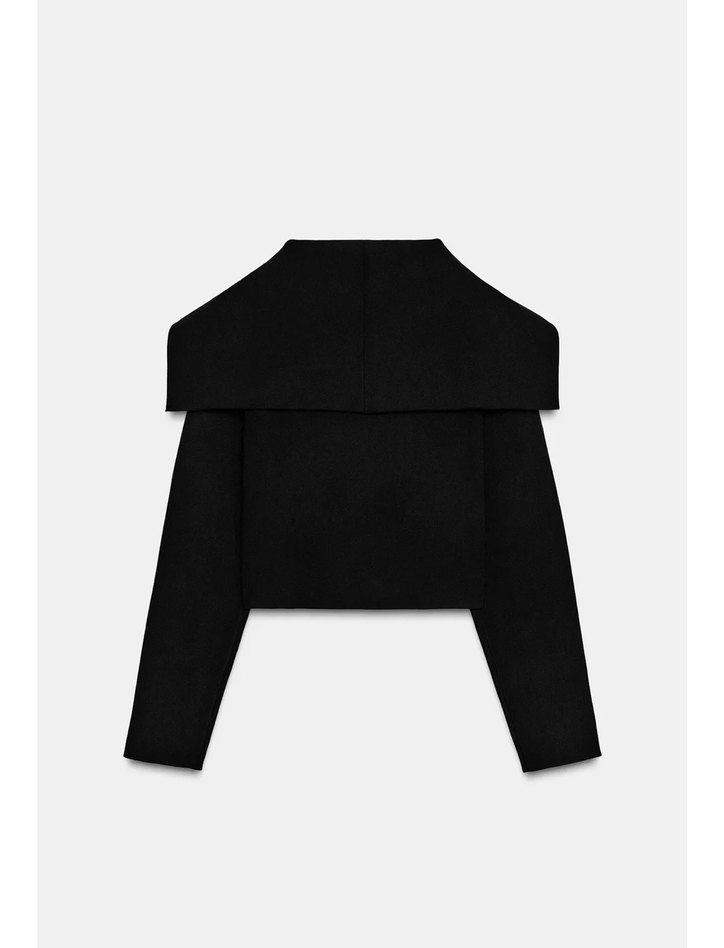 Zara örme kruvaze blazer ceket düğmeli - Görsel 5