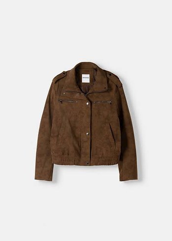 Bershka suni süet ceket western vintage