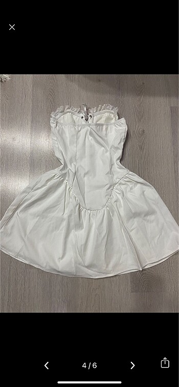 xs Beden beyaz Renk y2k fairycore korse mini elbise