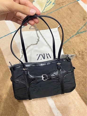 Zara gotik vintage goth y2k kemerli askılı çanta