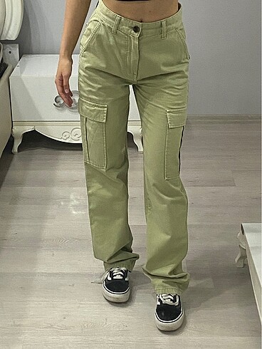 Stradivarius Stradivarius skate jean kargo pantolon