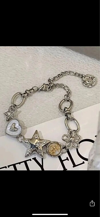 Sheinside y2k fairy vintage lolita charm bileklik pandora