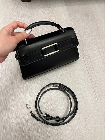 Beden Zara mini city bucket çanta