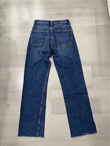 Zara Zara straight crop jean xxs beden