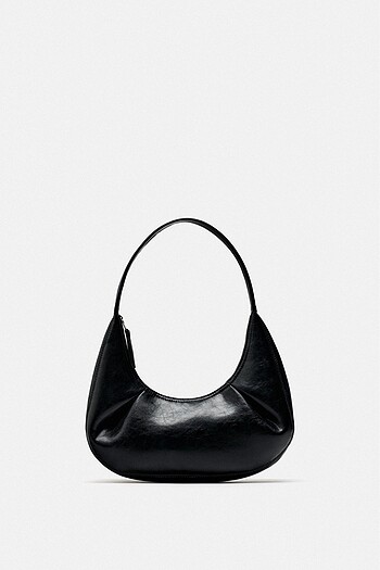 Zara oval yarım ay çanta