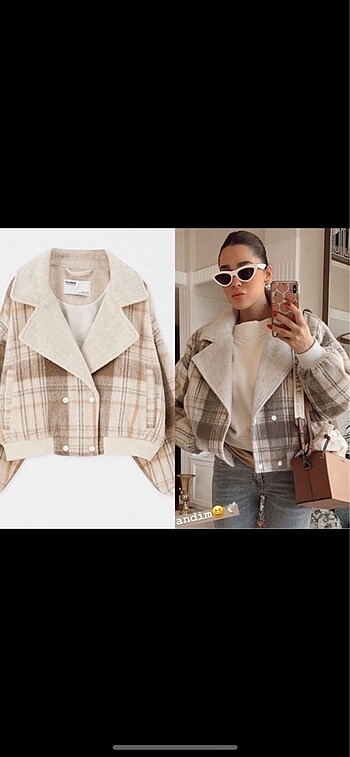 pull and bear viral ceket bomber vintage