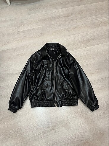 Zara deri ceket oversize